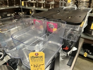 TRIPLE COVER CEREAL DISPENSERS - 6 LIDS