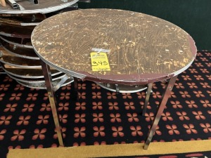 ROUND FOLDING TABLES - 30''