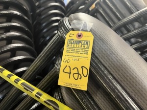 GRAY VINYL STACK CHAIRS