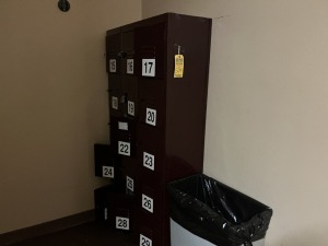 STEEL 15-HOLE LOCKER