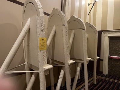 FAUX STONE EASELS - 8'