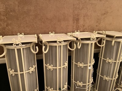 SMALL WROUGHT IRON COLUMNS