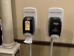 LIQUID HAND SANITIZING STATIONS