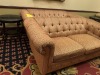 RED & GOLD TUFTED SOFAS