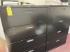 ASSORTED FILE CABINETS - 2- 2 DRAWER / 1- LATERAL WITH 2 DRAWERS / 5- LATERAL WITH 4 DRAWERS (NO CONTENTS)