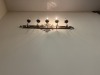 WALL SCONCES WITH 5 BULBS ***BUYER MUST CAP ELECTRIC***