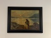 ASSORTED FRAMED ARTWORK - COUPLE BY WATER / FLOWERS / WOMEN WITH CHILDREN BY WATER / GIRLS IN FIELD - 4