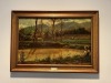 ASSORTED FRAMED ARTWORK - COUPLE BY WATER / FLOWERS / WOMEN WITH CHILDREN BY WATER / GIRLS IN FIELD - 5