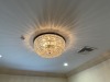 CRYSTAL FLUSH MOUNT LIGHT FIXTURE