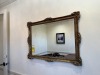 MIRROR WITH GOLD TONE FRAME - APPROXIMATELY 30''H x 40''W