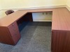 LOT OFFICE SUITE - U-SHAPE DESK / 2 CHAIRS / SIDE TABLE - 3