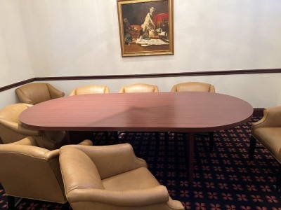 OVAL CONFERENCE TABLE