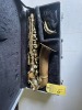 CONN USA SAXOPHONE WITH MOUTHPIECE & HARD CASE (POOR FINISH / BODY FAIR CONDITION)