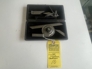 VINTAGE STARRETT PROTRACTOR WITH COMBO SQUARE