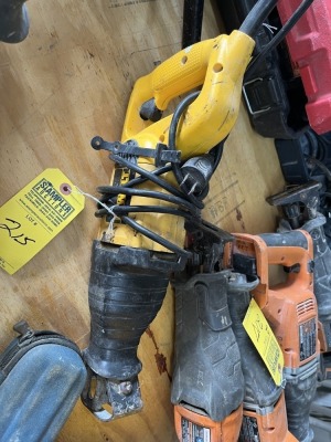 DEWALT DW303 CORDED VS RECIPROCATING SAW (GOOD CONDITION) ***TOOLS / EQUIPMENT LOCATION***