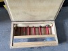 FREUD 7-PIECE CARBIDE FASTENER BIT SET IN WOOD CASE (LIKE NEW CONDITION) ***TOOLS / EQUIPMENT LOCATION*** - 2