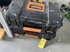 RIDGID HARD CARRY CASES ***TOOLS / EQUIPMENT LOCATION***