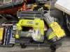 RYOBI TOOLS - ALLSTRIKE TECHNOLOGY ONE+ 18G NAILER WITH BATTERY / P601 ROUTER WITH BIT & BATTERY (GOOD CONDITION) ***TOOLS / EQUIPMENT LOCATION***