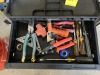 HUSKY STACK RESIN TOOL BOXES WITH 4 TOTAL DRAWERS WITH TOOLS CONTENTS (VERY GOOD CONDITION) ***TOOLS / EQUIPMENT LOCATION*** - 2