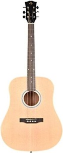 Prodipe SD25 Dreadnought Acoustic Guitar - Natural (New) (Retail Price $249.99)