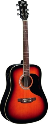 Eko 06216550 Ranger Series 6 String Dreadnought Acoustic Electric Guitar - Brown Sunburst (New) (Retail Price $349.99)