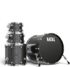 Natal KMA-UFX-BM1 Maple Originals US Fusion X Shell Pack 4 Piece Drum Set --- 10'' x 6.5'' Rack Tom / 12'' x 7'' Rack Tom / 16'' x 14'' Floor Tom / 22'' x 18'' Bass Drum - Black Metallic Finish (New) (Retail Price $1,899.99)