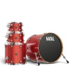 Natal KMA-UFX-RE1 Maple Originals US Fusion X Shell Pack 4 Piece Drum Set --- 10'' x 6.5'' Rack Tom / 12'' x 7'' Rack Tom / 16'' x 14'' Floor Tom / 22'' x 18'' Bass Drum - Red Sparkle Finish (New) (Retail Price $1,899.99)