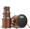 Natal KWN-UF22-BNW1 Walnut Originals Fusion 22 Shell Pack 4 Piece Drum Set --- 10'' x 8'' Rack Tom / 12'' x 9'' Rack Tom / 16'' x 16'' Floor Tom / 22'' x 18'' Bass Drum - Natural Walnut Finish (New) (Retail Price $2,699.99)