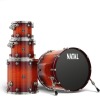 Natal KWN-UF22-BSN1 Walnut Originals Fusion 22 Shell Pack 4 Piece Drum Set --- 10'' x 8'' Rack Tom / 12'' x 9'' Rack Tom / 16'' x 16'' Floor Tom / 22'' x 18'' Bass Drum - Sunburst Finish (New) (Retail Price $2,699.99)