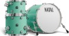 Natal KTW-T20-SFG1 Caf Racer T20 Shell Pack 3 Piece Drum Set --- 12'' x 8'' Rack Tom / 14'' x 12'' Floor Tom / 20'' x 14'' Bass Drum - Sea Foam Green Finish (New) (Retail Price $1,399.99)