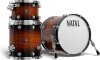 Natal KTW-TJ-EXO1 Caf Racer Traditional Jazz Shell Pack 3 Piece Drum Set --- 12'' x 8'' Rack Tom / 14'' x 14'' Floor Tom / 18'' x 14'' Bass Drum - Exotic Burst Finish (New) (Retail Price $1,399.99)