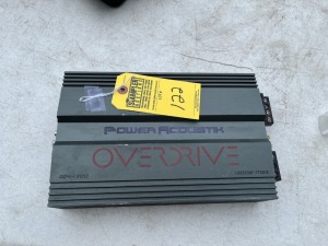 POWER ACOUSTIK OVERDRIVE OD4-1300 AMPLIFIER - 1300W MAX (GOOD CONDITION)