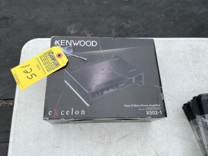 KENWOOD X502-1 CLASS D MONO POWER AMPLIFIER EXCELON (NEW IN BOX)