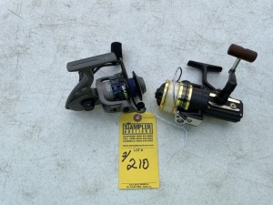 SPINNING REELS - DAIWA BG15 - 3 BALL BEARING / TSUNAMI BARRIER II 4000 (BOTH LIKE NEW CONDITION)