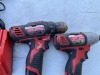 MILWAUKEE TOOLS - 2407-20 3/8'' DRILL/DRIVER / 2462-20 1/4'' IMPACT DRIVER (BOTH GOOD CONDITION) - 2