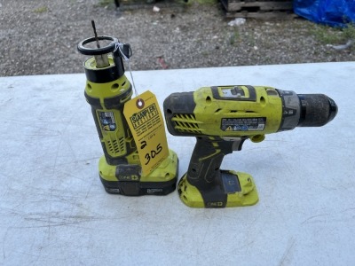 RYOBI P531 18V 1/2'' DRILLS - 1 BATTERY (GOOD CONDITION)