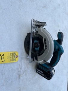 MAKITA XSS02 6 1/2'' CIRCULAR SAW WITH BATTERY (VERY GOOD CONDITION)