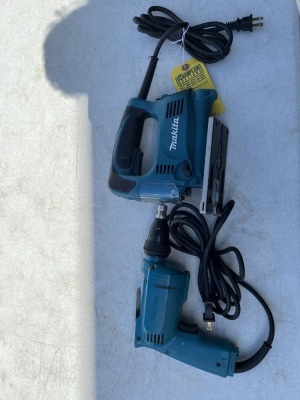 MAKITA TOOLS - 6820V DRYWALL SCREWDRIVER / 4329 CORDED JIG SAW (BOTH VERY GOOD CONDITION)