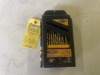 TITANIUM 29-PIECE HI-SPEED STEEL DRILL BIT SET (MISSING 3 BITS / 26 PIECES IN CASE) (VERY GOOD CONDITION)