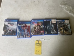 PLAYSTATION PS4 GAMES IN CASES - SEE PICTURES FOR SPECIFIC DETAILS (PRE-OWNED)