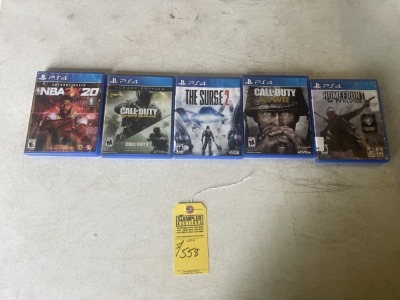 PLAYSTATION PS4 GAMES IN CASES - SEE PICTURES FOR SPECIFIC DETAILS (PRE-OWNED)