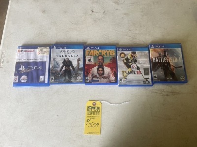 PLAYSTATION PS4 GAMES IN CASES - SEE PICTURES FOR SPECIFIC DETAILS (PRE-OWNED)