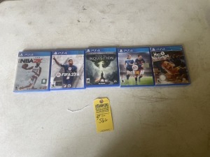 PLAYSTATION PS4 GAMES IN CASES - SEE PICTURES FOR SPECIFIC DETAILS (PRE-OWNED)