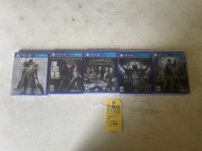 PLAYSTATION PS4 GAMES IN CASES - SEE PICTURES FOR SPECIFIC DETAILS (NEW)