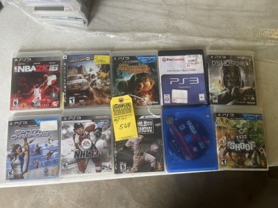 PLAYSTATION PS3 GAMES IN CASES - SEE PICTURES FOR SPECIFIC DETAILS (PRE-OWNED)