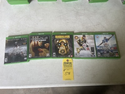 X-BOX ONE GAMES IN CASES - SEE PICTURES FOR SPECIFIC DETAILS (PRE-OWNED)