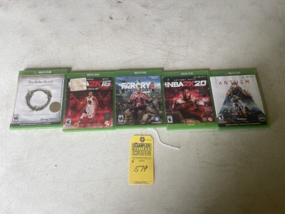 X-BOX ONE GAMES IN CASES - SEE PICTURES FOR SPECIFIC DETAILS (PRE-OWNED)