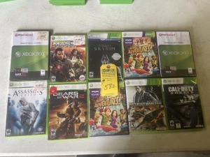 X-BOX 360 GAMES IN CASES - SEE PICTURES FOR SPECIFIC DETAILS (PRE-OWNED)