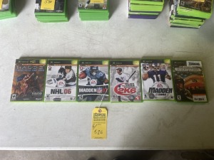 X-BOX GAMES IN CASES - SEE PICTURES FOR SPECIFIC DETAILS (PRE-OWNED)