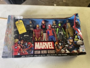 MARVEL TITAN HERO SERIES MEGA COLLECTION (NEW IN BOX / BOX DAMAGED)